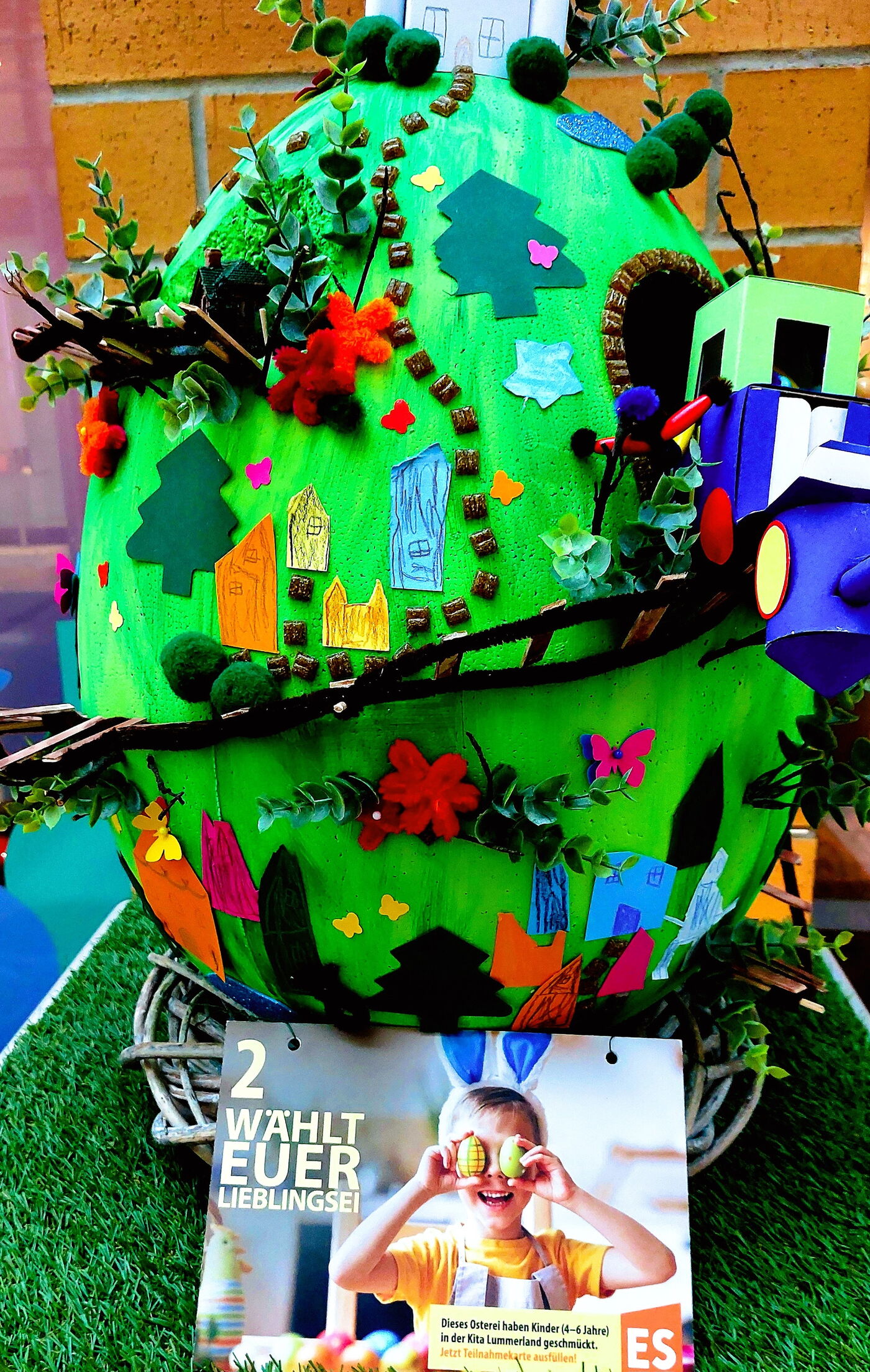 Gebasteltes Osterei 1. Platz